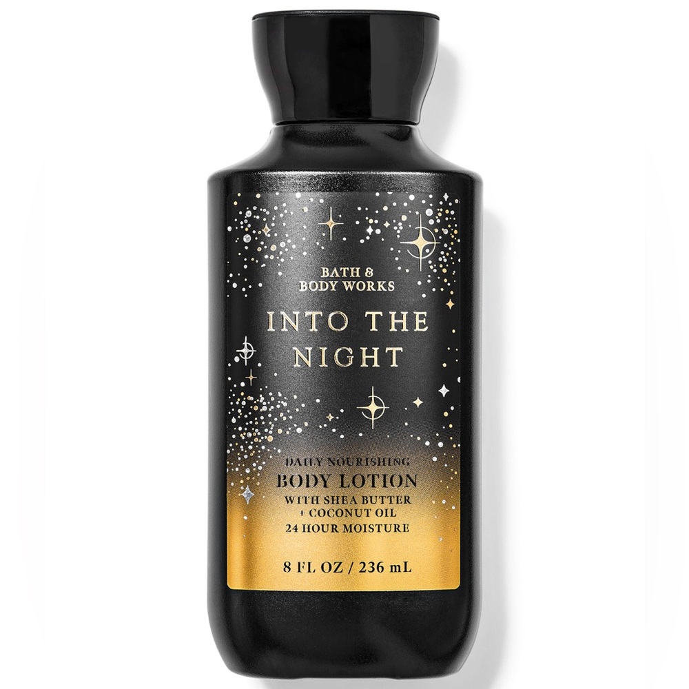 Bath & Body Works Into The Night Body Lotion - Black & Gold vitamin E